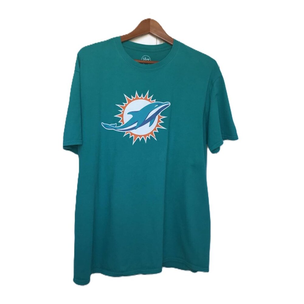 Miami Dolphins Mens XL NFL Aqua Primary Logo T-Shirt